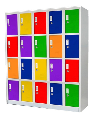 Lockers 20 Puertas Colores Ideamarketspa