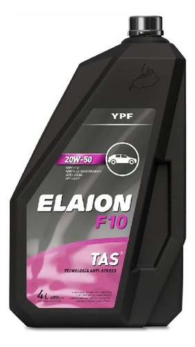 Aceite/lubricante Ypf Mineral Elaion F10 20w50 Nafta 4l