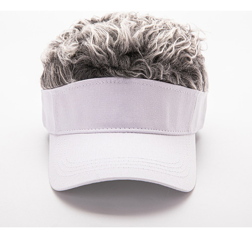 Divertido Sombrero Tipo Peluca Con Pelo Falso Para Hombres Y