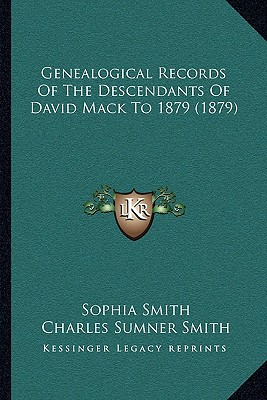 Libro Genealogical Records Of The Descendants Of David Ma...