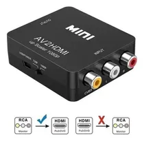 Comprar Adaptador Conversor De Áudio E Vídeo Rca Vga Para Hdmi 1080p