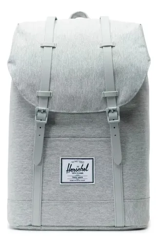 Mochila Herschel Retreat Light Grey Gris Env o gratis