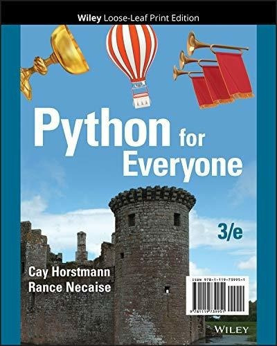 Python For Everyone - Necaise, Rance D., De Necaise, Rance D.. Editorial Wiley En Inglés