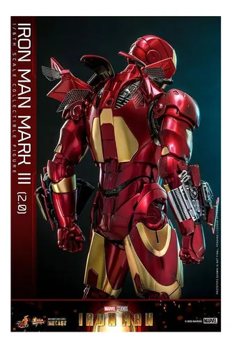 Figura De Acción Iron Man Mark Iii (2.0) De Hot Toys Sixth Scale Figure