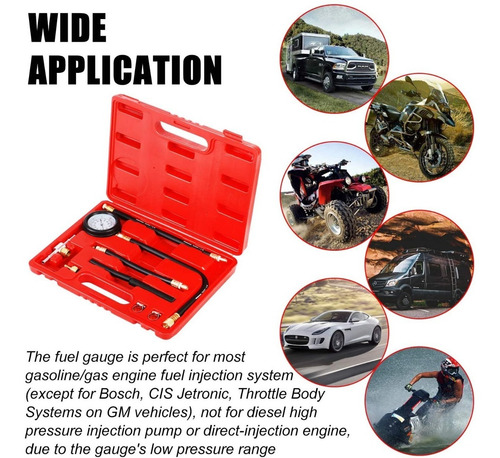 Medidor Automotriz Eagle Presión De Gasolina En Inyección