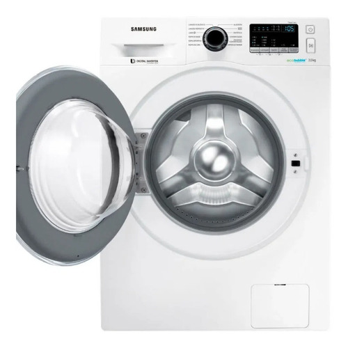 Imagen 5 de 10 de Lavarropas Automático Samsung Ww70j4463g Inverter Blanco 7kg