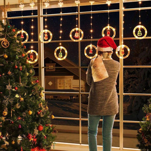 Sanillos Decorativos De Navidad Ucortina Con Forma De Bola D