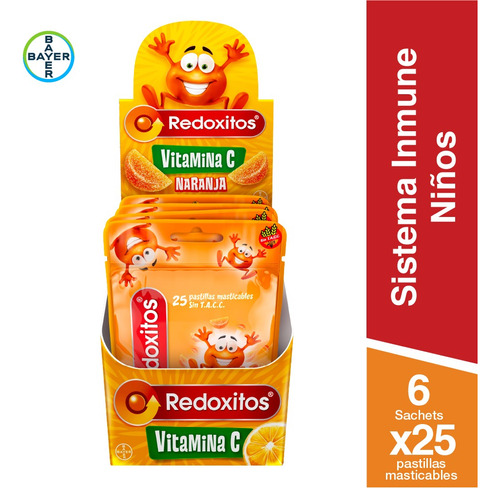 Redoxitos Suplemento Dietario A Base Se Vitamina C X6 Sobres