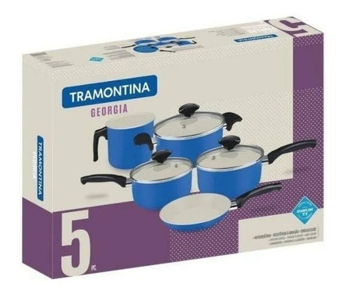 Batería Set Cocina Tramontina Georgia 5 Piezas Starflon T3