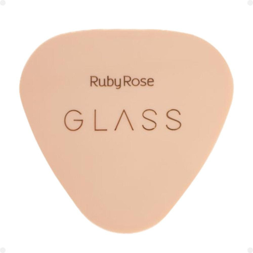 Ruby Rose Glass Blush Compacto Gb10 Hb-6120-1 Marrom-claro
