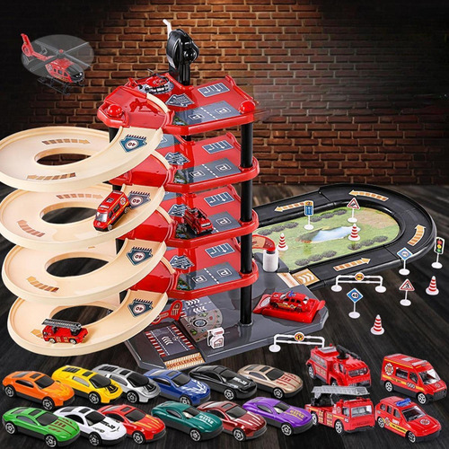 Rastrear Pista De Brinquedo Adventure Toy Com 4 Carros