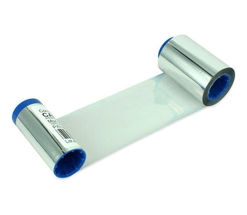 Cinta Zebra 800015-107 Plateado Monocromatico 1000 Imagenes