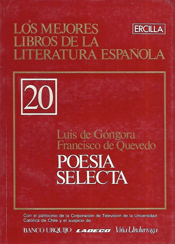 Poesía Selecta / Luis De Góngora / Francisco De Quevedo / 20 (Usado)
