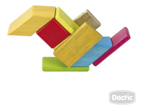 Jueguete Didactico Magnético Madera A Color 18 Piezas