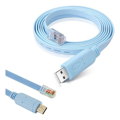 Cable Consola Cisco Usb Rj45 Conexión Directa A Usb 1,8 Mts