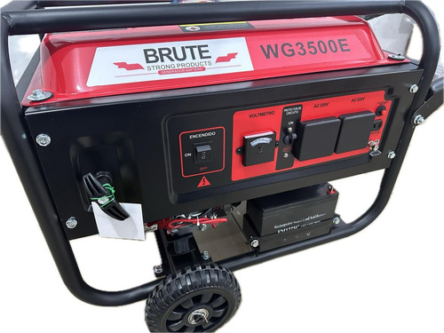 Grupo Electrógeno Manual Brute 7hp 3.2kva 4 Tiempos C/ruedas