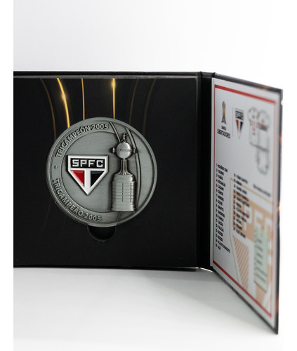 Medalhão Campeão Libertadores 2005 São Paulo Edição Especial