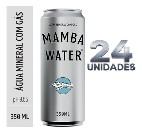 Água Com Gás - 24 Unidades - Mamba Walter
