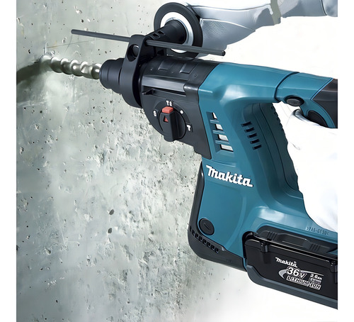 Martelete eletropneumático Makita DHR242RFE sem fio azul 220V