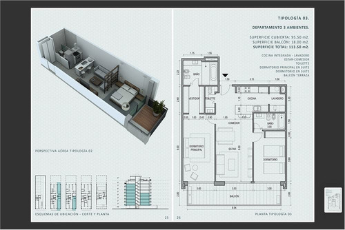 Desarrollo Saavedra 2 Amb 66 M2 2 Baños Amenities
