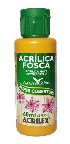 Pintura Acrilex 60 Ml 904 Ocre Oro - Mosca