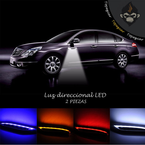 Luz Direccional Led Con Adhesivo Para Autos O Camionetas Par