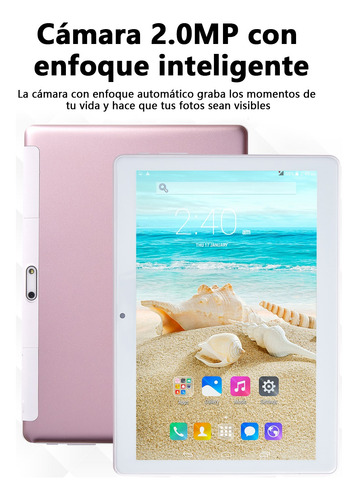 Tableta Mtk6797 Chip 10.1 S10 Rom128gb Y Ram6gb Negro