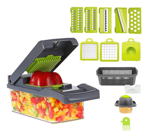 Cortador De Verduras Chopper Picadora De Alimentos Multifunc