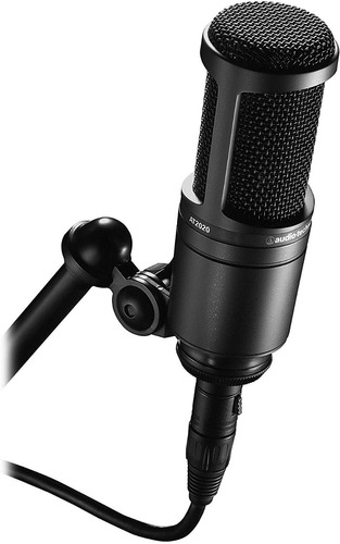 Micrófono Audio-technica At2020 Condenser Cardioide Negro