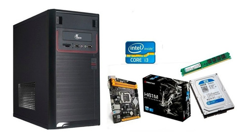 Imagen 2 de 2 de Computadora Core I3. Monitor, Teclado Mouse Y Cornetas.