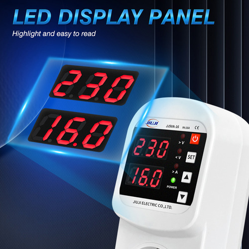 Protector De Enchufe Para Refrigerador, Corriente Led, Volta