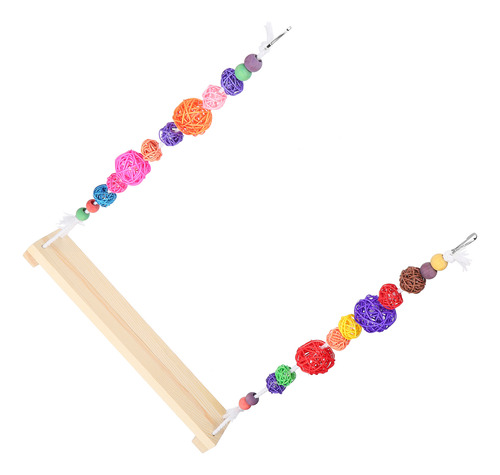 Columpio Suspensible Para Gallinas, Percha De Madera, Colump
