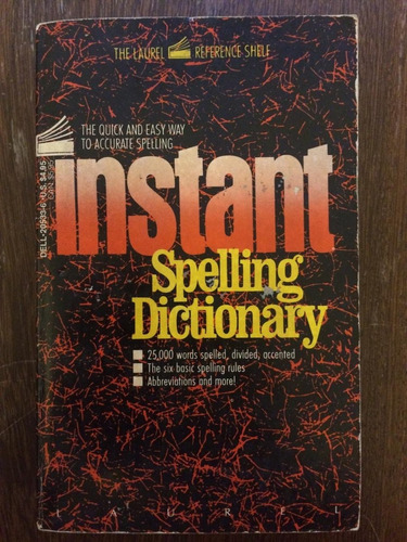 English Instant Spelling Dictionary