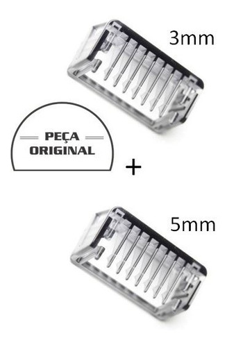Imagem 1 de 1 de Kit Pentes Philips Oneblade (pentes De 3 E 5mm ) One Blade