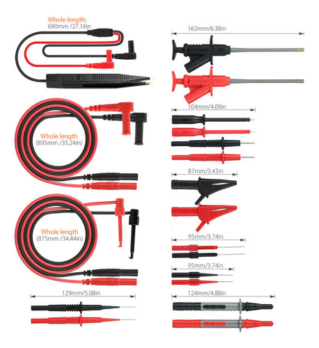 # Kits De Cabos De Teste Eletrônicos Mk30, Cabo Multímetro