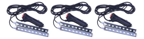 Tira De Luces De Neón Para Interior De Coche 3 Unidades 18