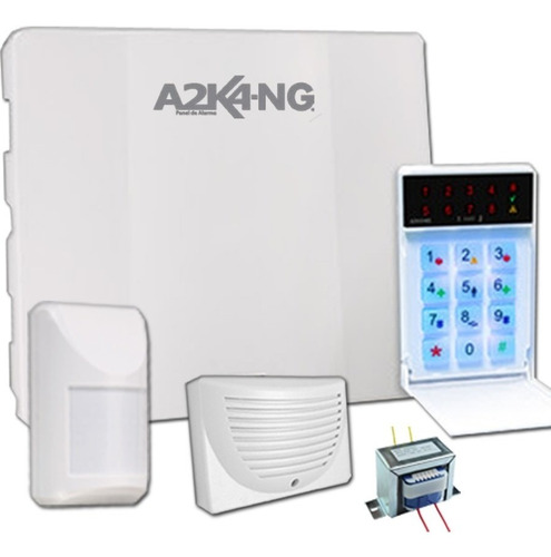 Alarma Domiciliaria Inalambrica:kit A2k4 Cableada Llamador