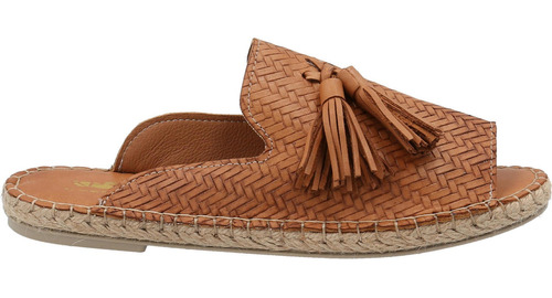 Slip On Cuero Mujer Sole Café Rockford