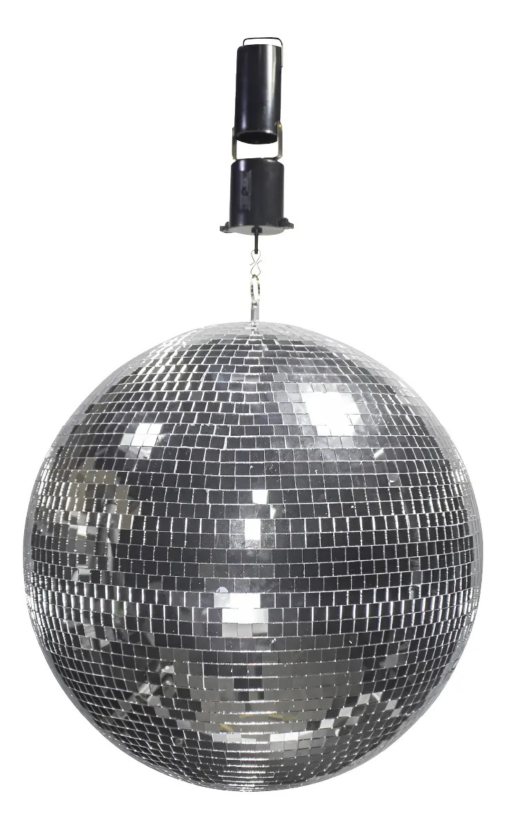 Schalter Bola Disco Motorizada Espejo Cristal 40 Cm