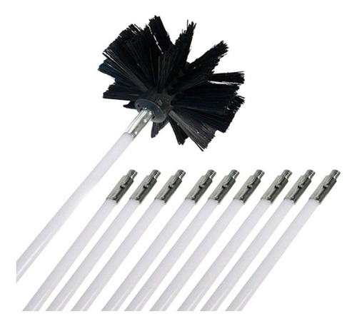 Limpiador De Chimeneas Rotativo, Cepillo Para Chimenea