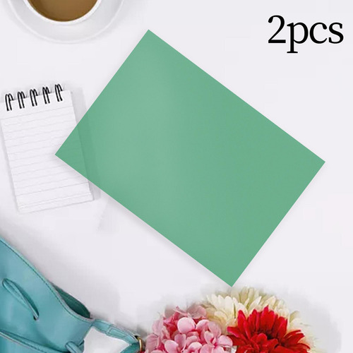 2 Piezas De Lámina Translúcida De Pvc, Hoja De Pvc Verde