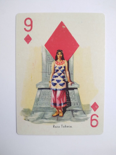 Antigua Y Rara Baraja Cuauhtemoc C.1950 Monterrey Poker (Usado)