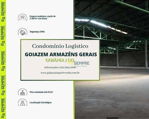 Imagem 1 de 18 de Galpão Para Alugar Em Goiânia/go - Ga0466