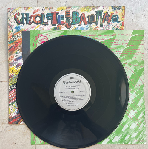Lp Chiclete Com Banana - Gritos De Guerra - Com Encarte (Usado)