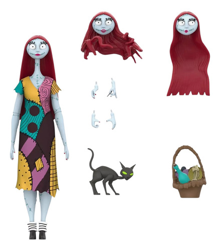Figura Super 7 Ultimate Sally El Extraño Mundo De Jack