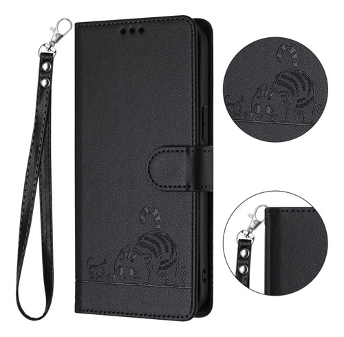 Funda Infantil Con Gato Y Ratón Para Samsung, Con Correa