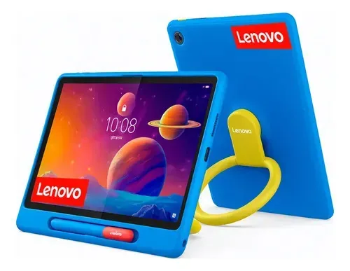 Tablet Lenovo 10'' 64gb 4gb Pen y Funda Con Soporte Antigolpes Incluida Android 14 Wifi Bluetooth Full Hd Luna Grey