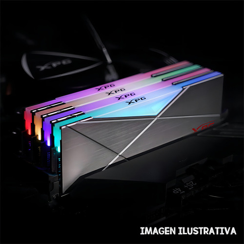 Memoria Ram Ddr4 16gb 3200mhz Xpg Spectrix D50 Rgb Disipador