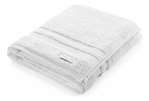 Kit 10 Toalhas Banho Hotel Pousada Trussardi Lorenzi Branca Cor Branco