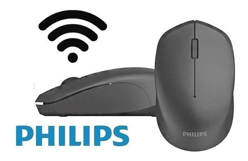 Imagen 1 de 6 de Mouse Optico Philips M344 Usb Inalámbrico Notebook Pc Smart 